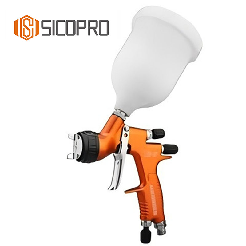 SICOPRO TES Series LVLP Spray Gun - Premium Gravity Feed for Automotive Painting