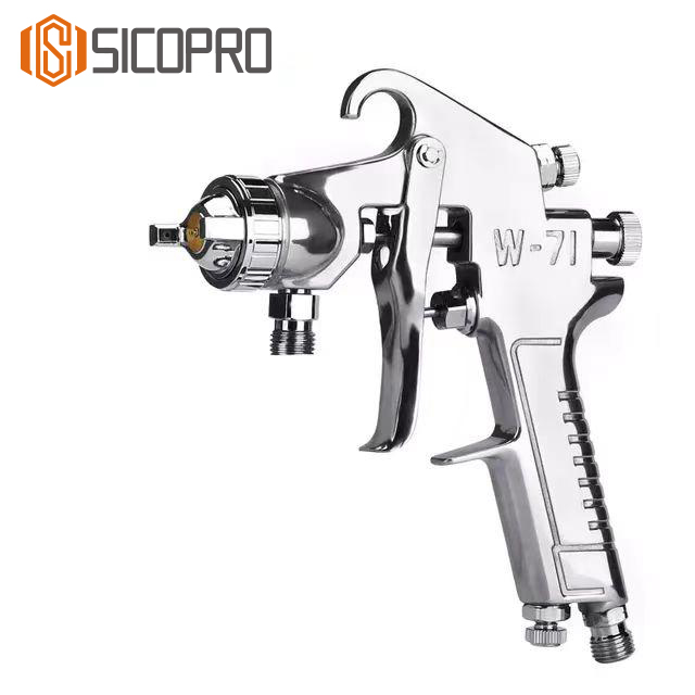 W-71 LVLP Bottom Feed Spray Gun – Classic Metal Body for Industrial Coatings