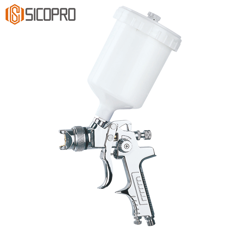 AS-1001 LVLP Spray Gun with Standard Cup - Gravity Feed Professional Paint Gun
