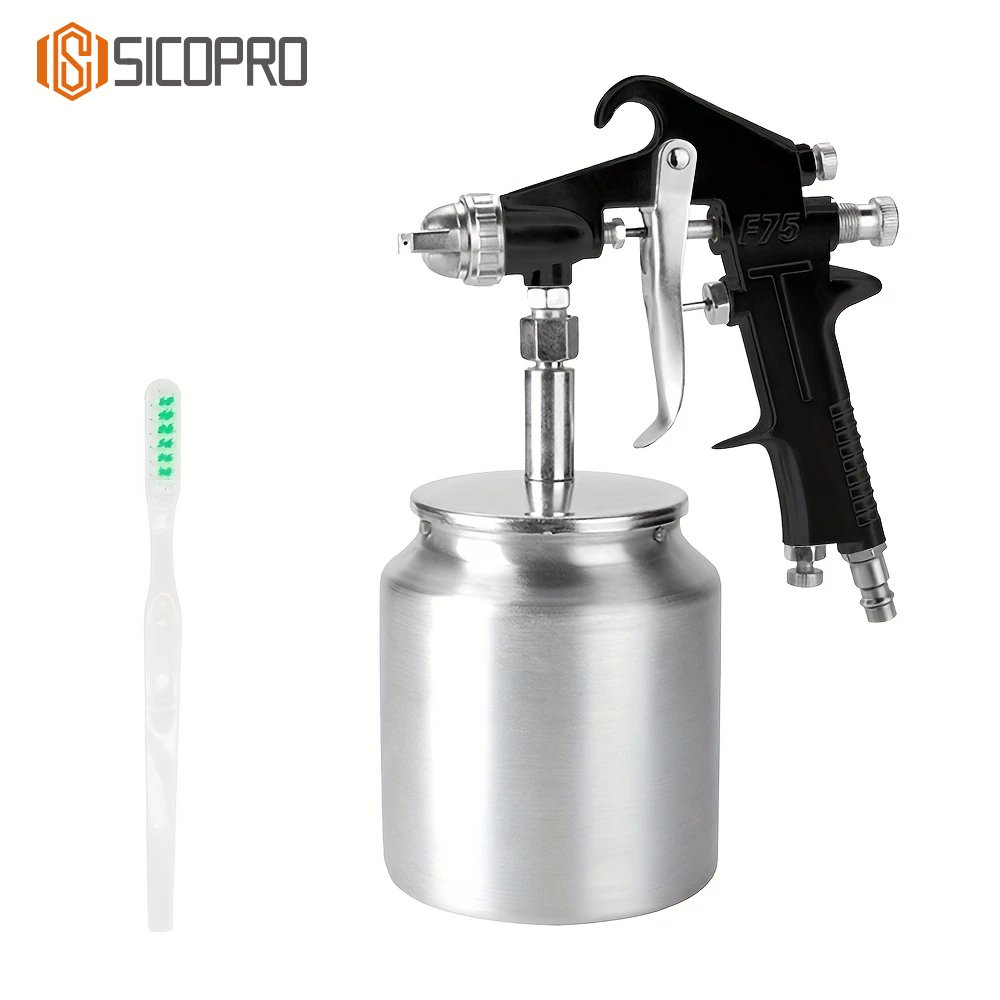 F-75 Gravity Feed LVLP Spray Gun – Precision Atomization for Fine Finishes