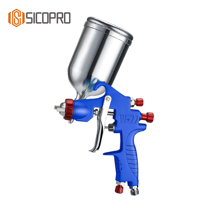 W-71G LVLP Gravity Spray Gun – Blue Edition with 600ml Aluminum Cup