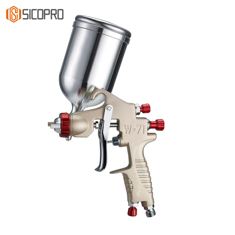 W-71 LVLP Gravity Feed Spray Gun – Professional Fine Finish Tool