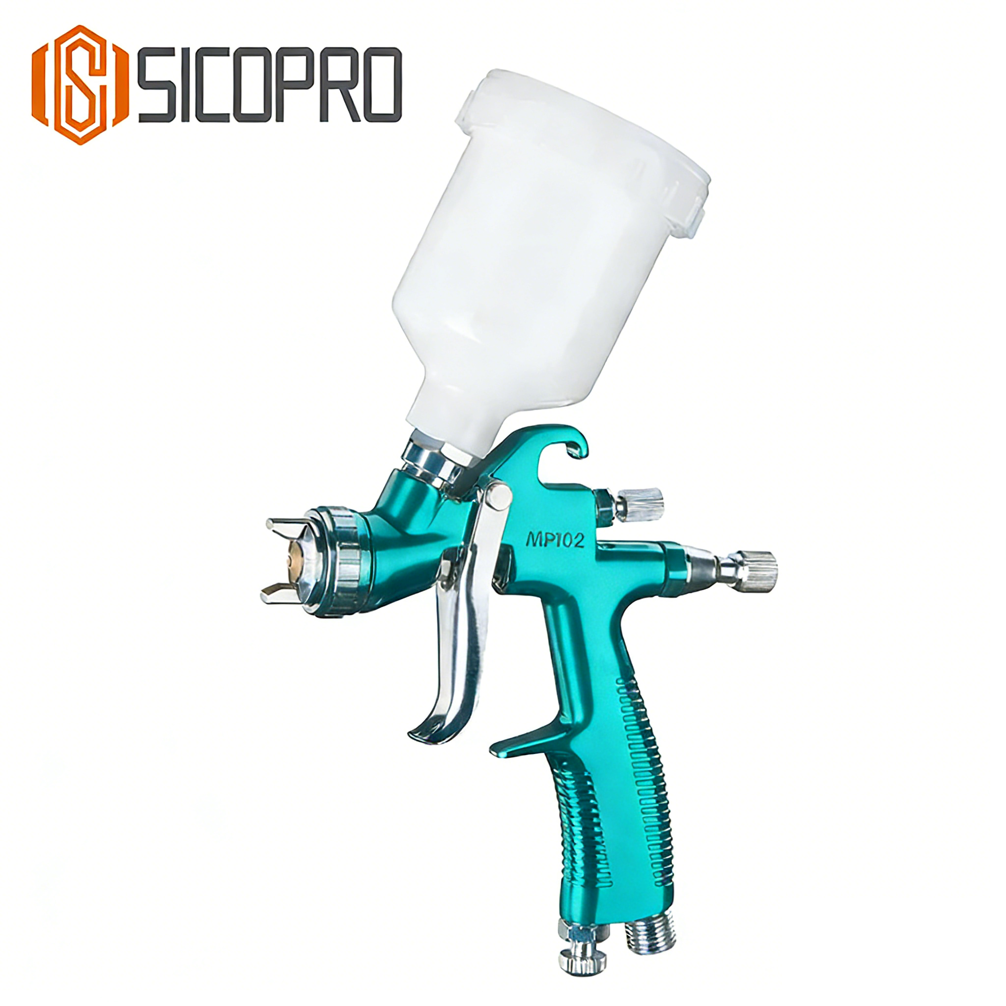 SICOPRO MP102 LVLP Cyan Spray Gun for Automotive and Furniture Coating