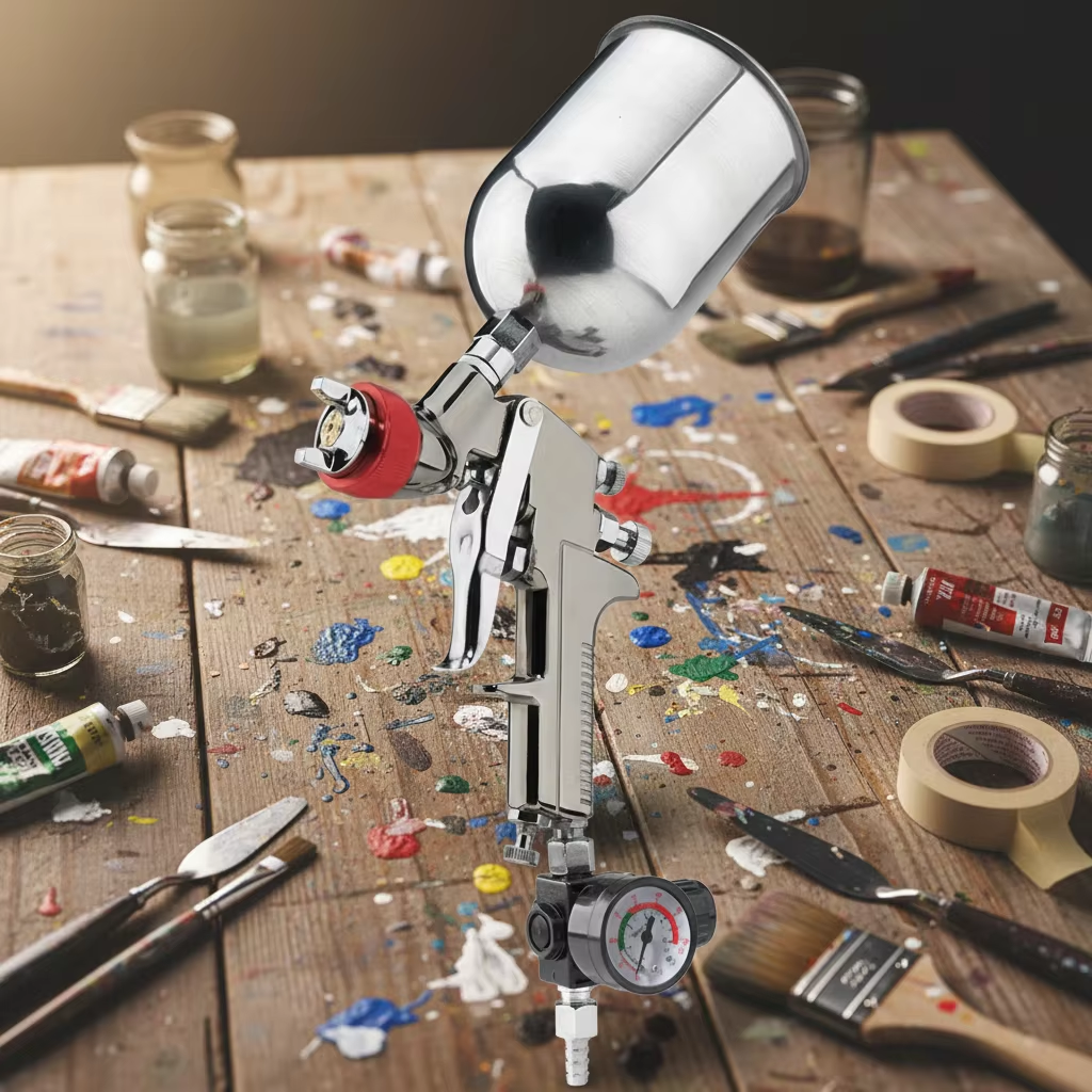 4001P LVLP Spray Gun – Low Pressure Precision Paint Sprayer