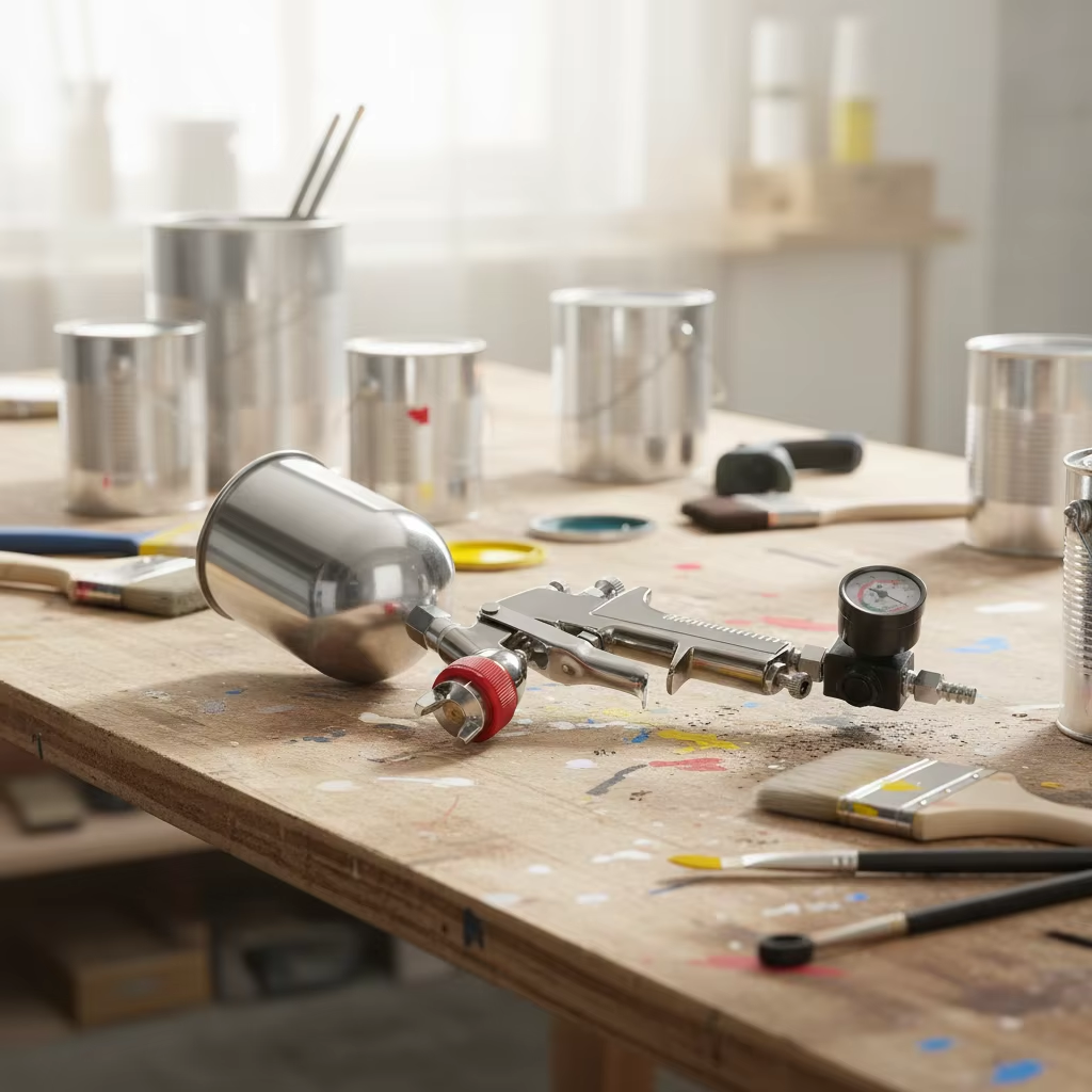 4001P LVLP Spray Gun – Professional Gravity Feed Coating Tool