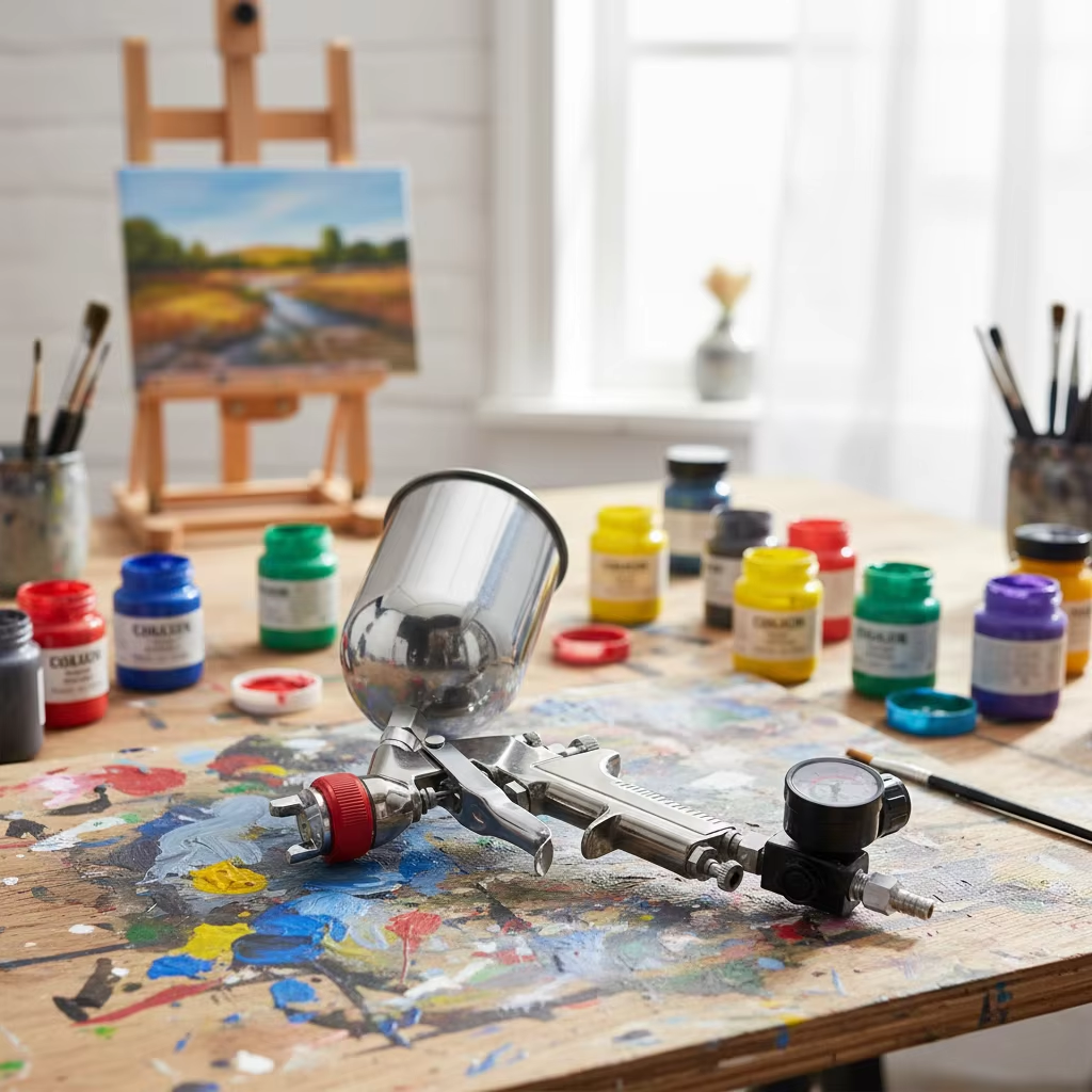 4001P LVLP Spray Gun – Low Pressure High Efficiency Paint Sprayer