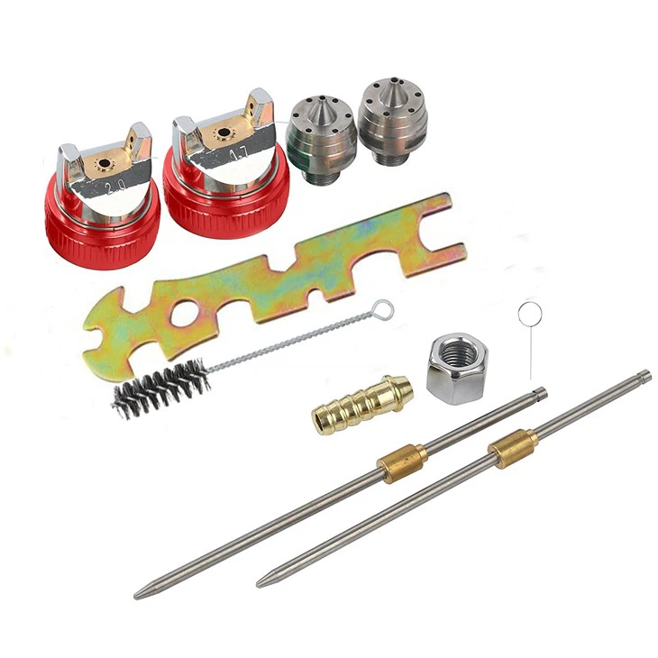HVLP Paint Sprayer Kit with 1.4/1.7/2.0mm Nozzles and 10PCS Mixing Cups