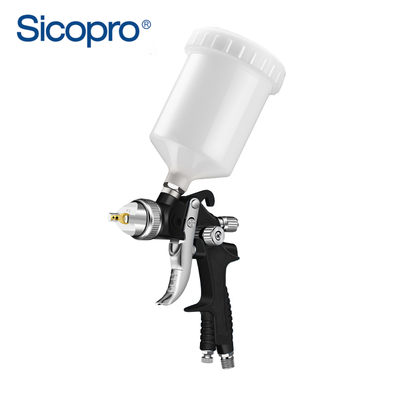 SICOPRO LVLP Gravity Spray Gun – High Atomization Spraying Tool for Automotive and Furniture Coating