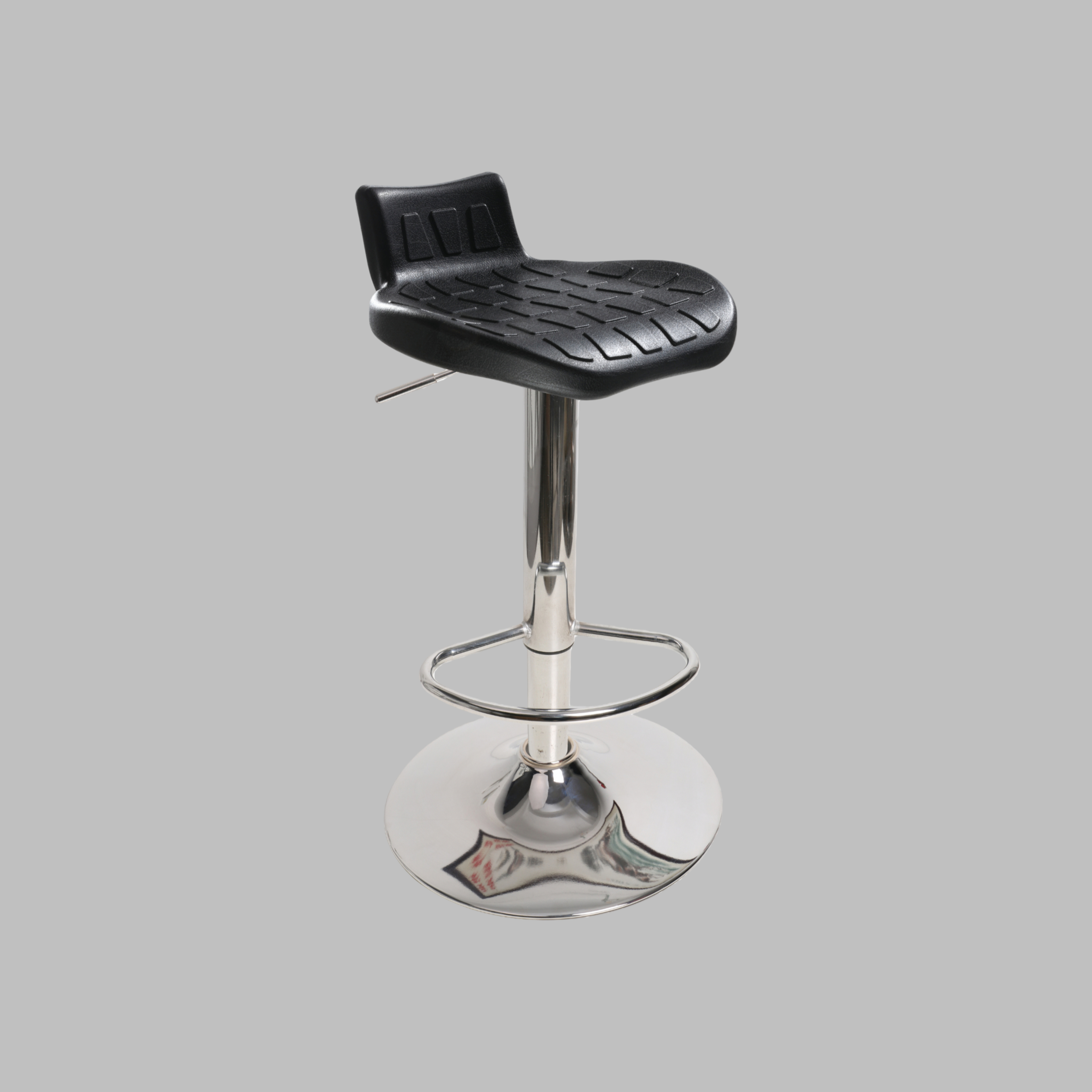 Adjustable PU Industrial Lab Stool with Casters