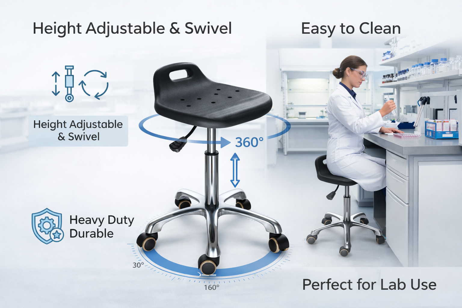 Why Research Laboratories in Europe and the US Are Upgrading Their Laboratory Seating