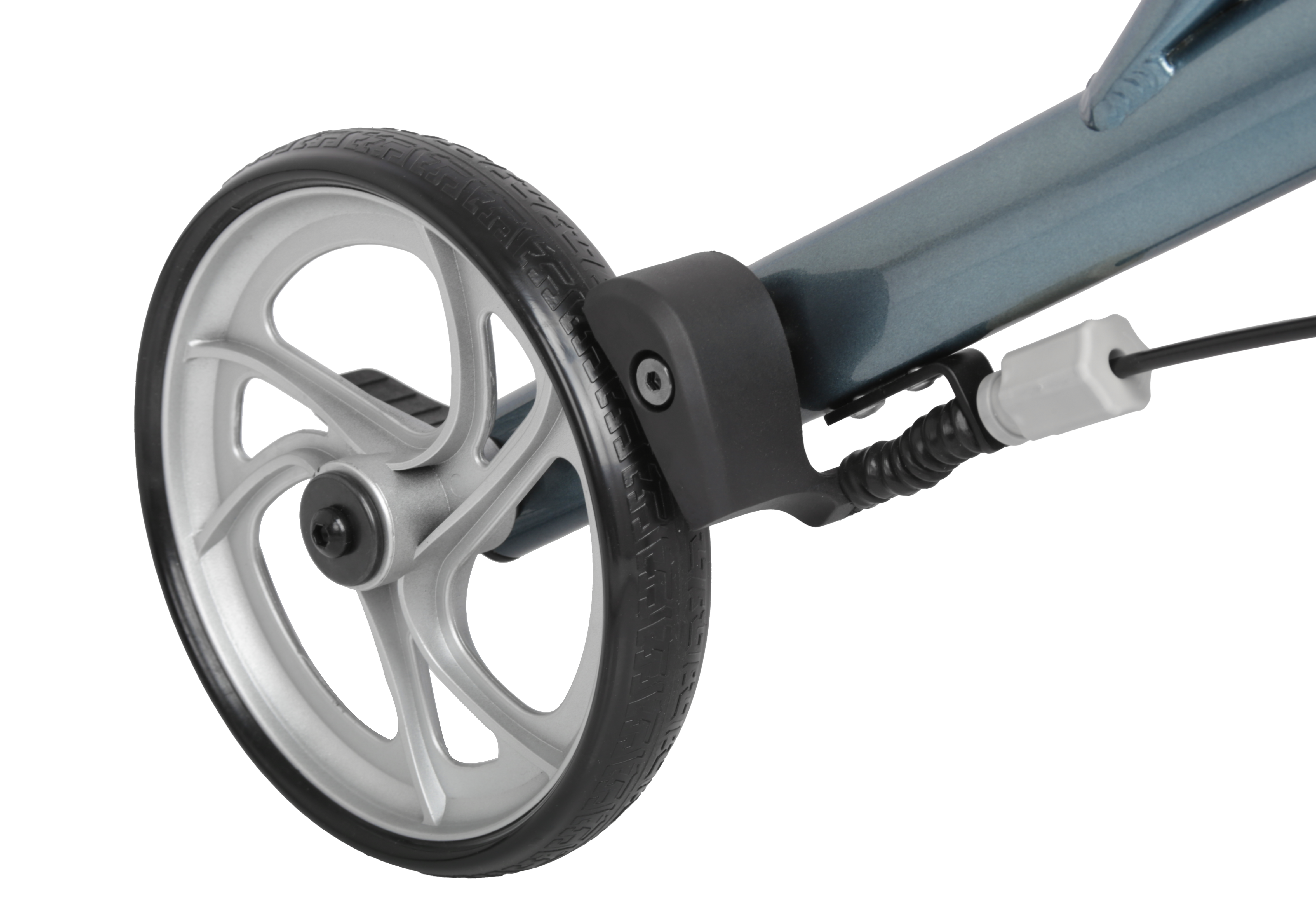 RELAXSMITH Ergonomic High-Arm Aluminum Rollator for Comfort with Adjustable Armrests