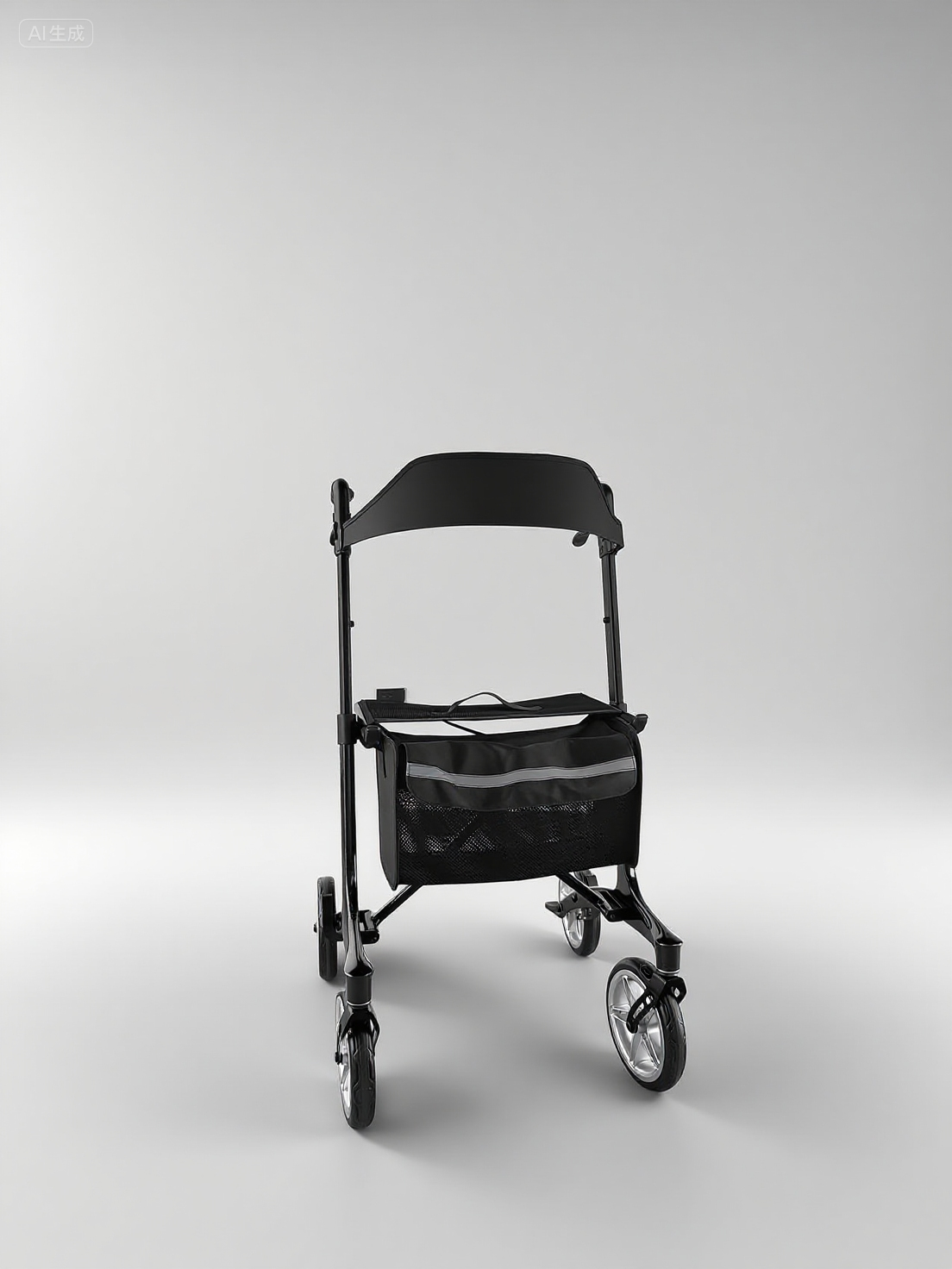 RELAXSMITH Home Use Rolling Foldable Carbon Fiber Orthopedic Colorful Walker