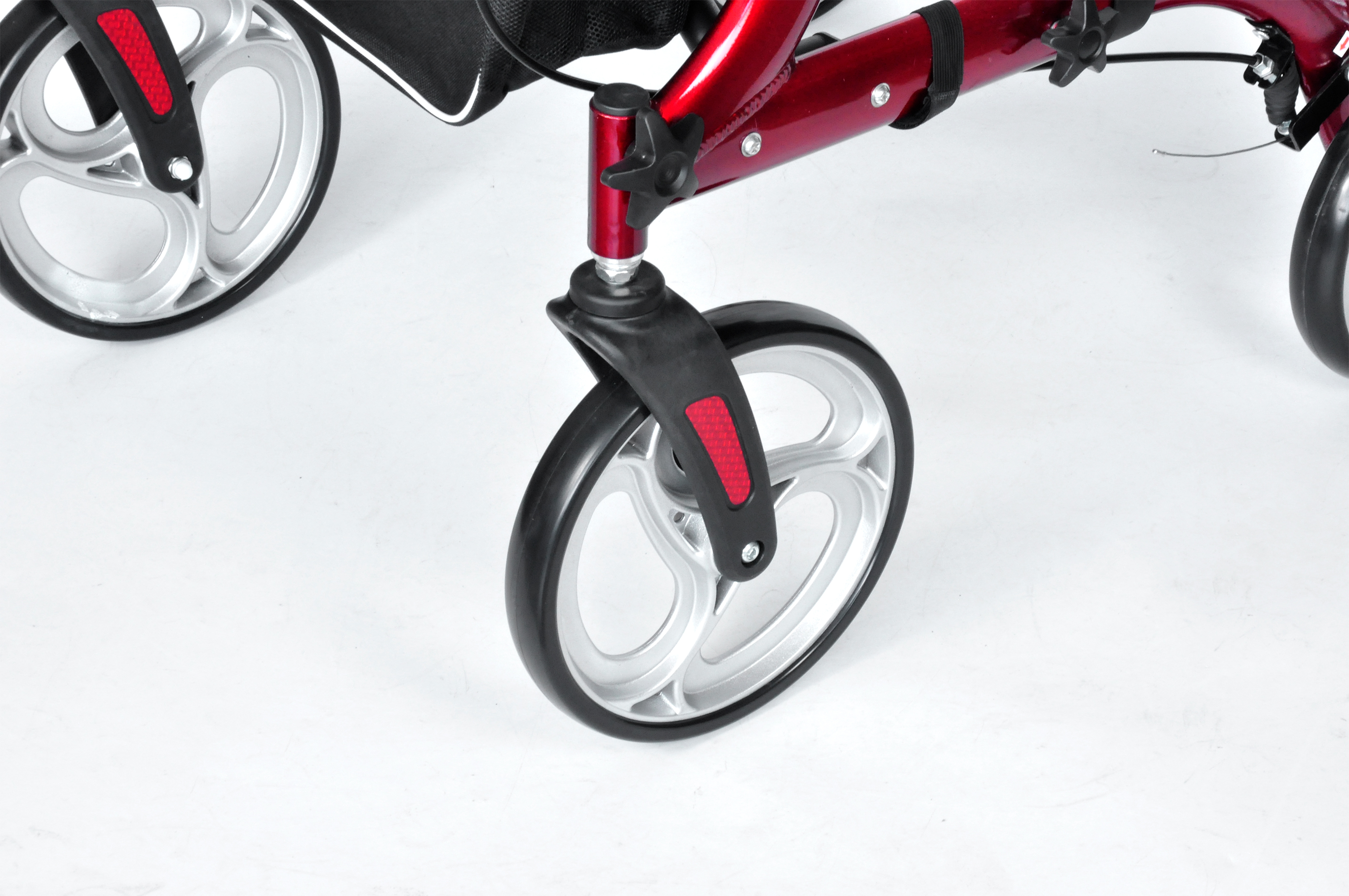 RELAXSMITH Ergonomic Lightweight Colorful Upright Rollator with Soft Forearm Pads