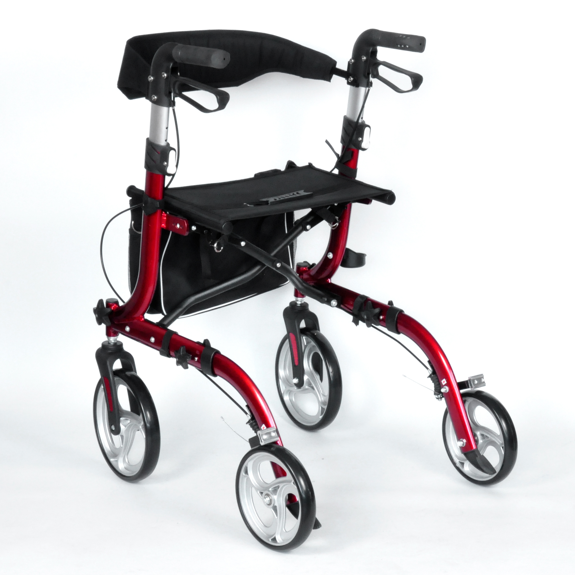 RELAXSMITH Ergonomic Lightweight Colorful Upright Rollator with Soft Forearm Pads