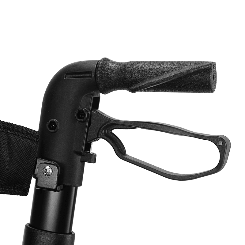 Ergonomic Custom Heavy-Duty Rollator Walker Design with Padded Handles