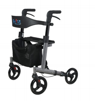 RELAXSMITH Lightweight Aluminium Rollator for Post-Surgery Recovery | Comfortable Rehab Walker