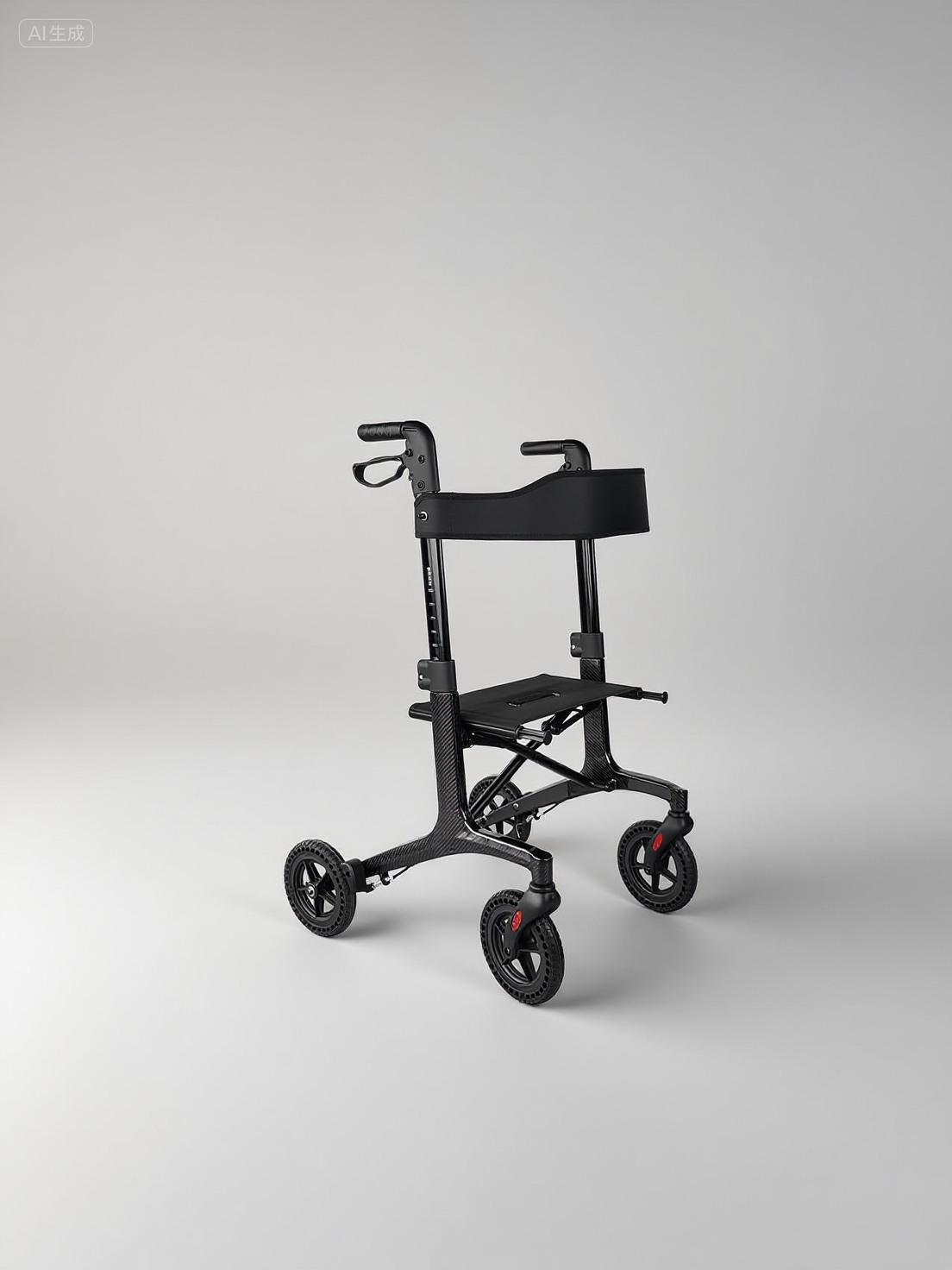 Ultra-Light Aluminum Rollator: Easy-Fold for Compact Storage – Model CR 3002