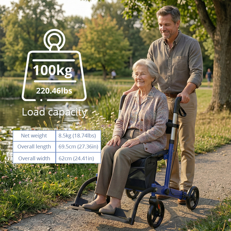 AR2019 Elderly Care Services Rollator for Comfortable and Easy-to-Use Mobility Solution for Assisted Living