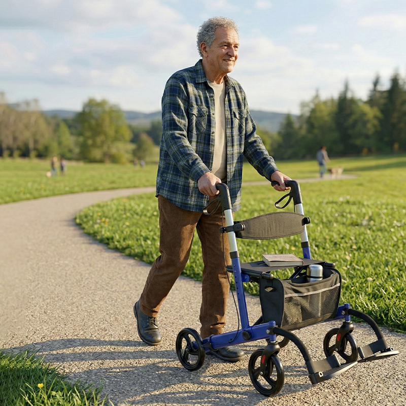 AR2019 Elderly Care Services Rollator for Comfortable and Easy-to-Use Mobility Solution for Assisted Living