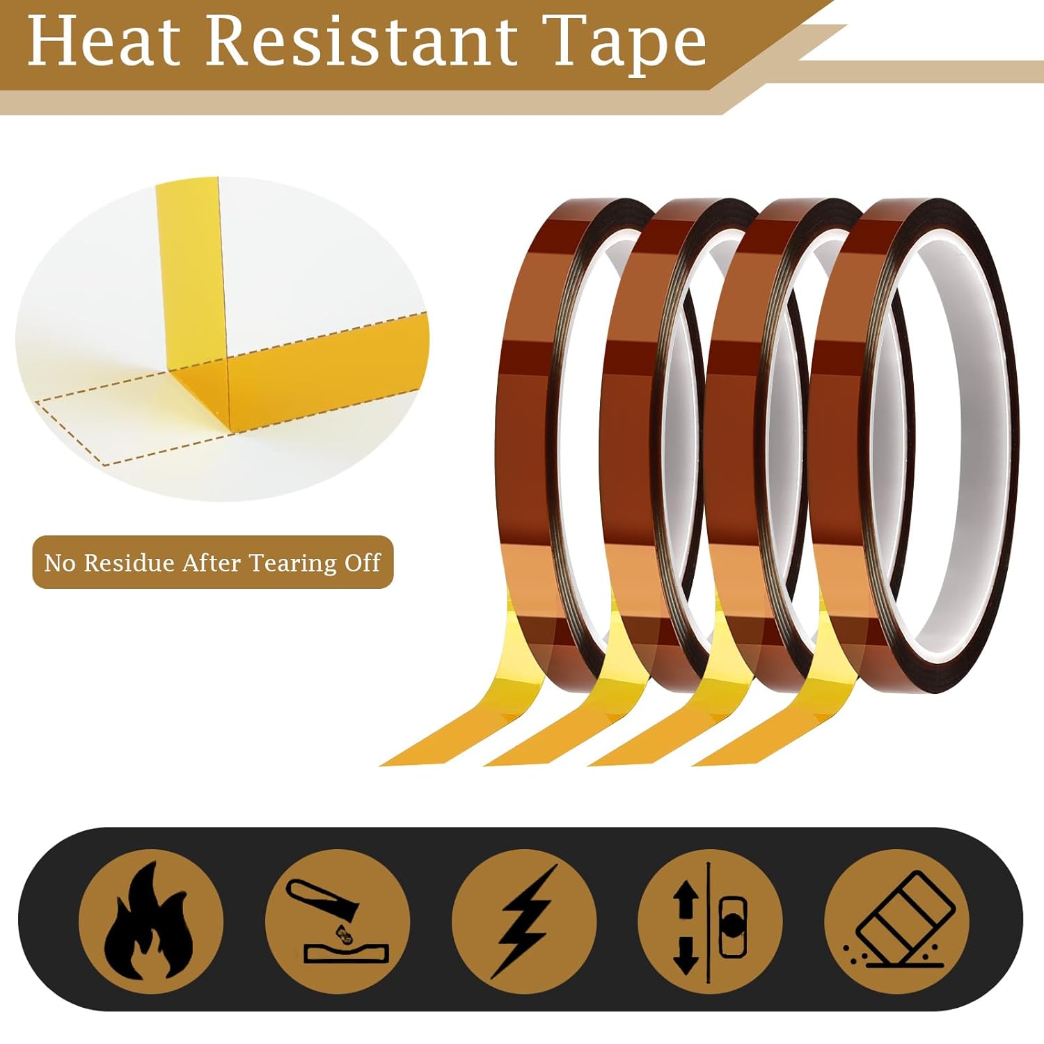 Precision Assembly Thermal Controlled Electronics Kapton Tape