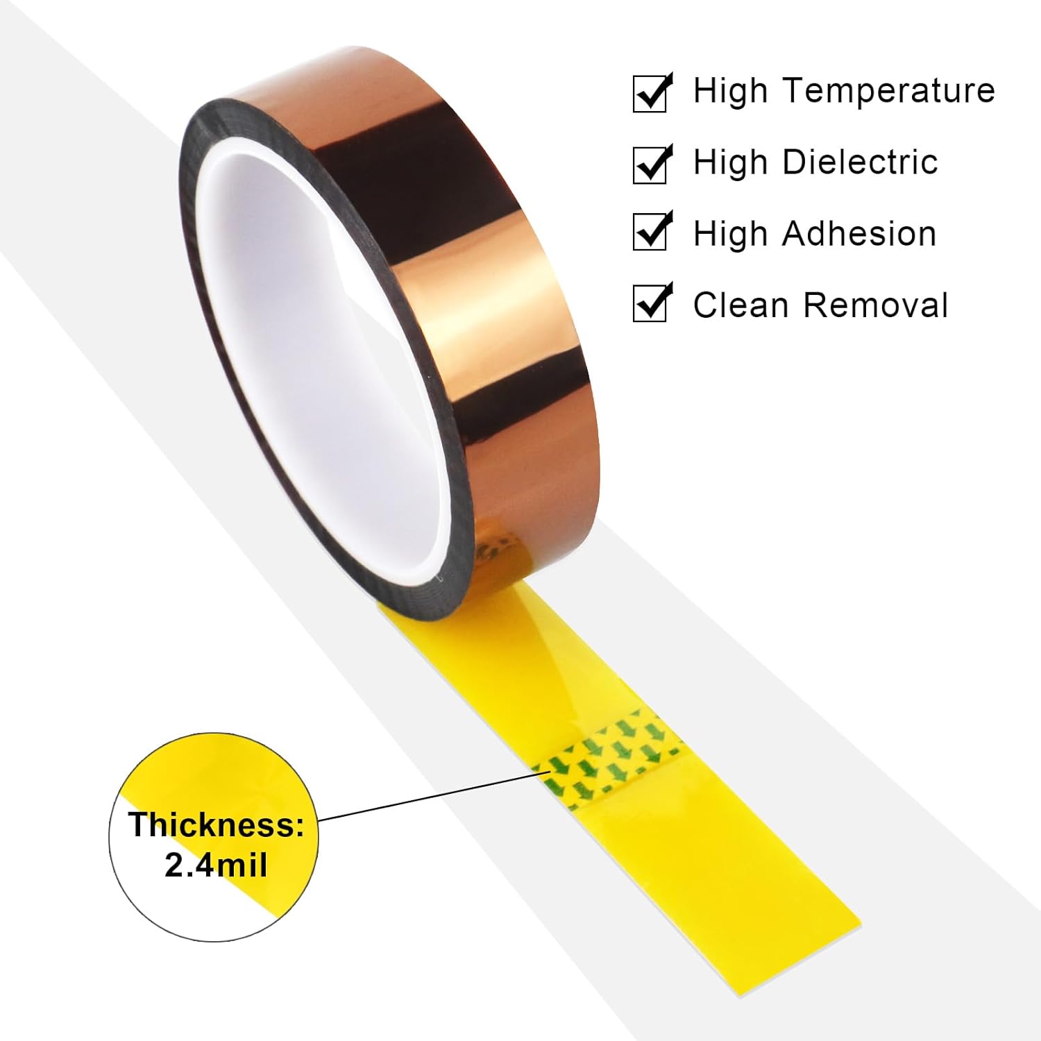 Best Seller | Gold Finger Kapton Tape | Premium Heat-Resistant | Black | PCB Assembly | 0.05-0.1mm | OEM Logo | https://www.lvmeikapton.com