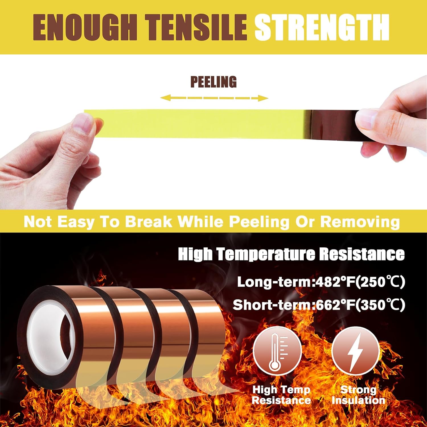 Best Seller | Gold Finger Kapton Tape | Premium Heat-Resistant | Black | PCB Assembly | 0.05-0.1mm | OEM Logo | https://www.lvmeikapton.com