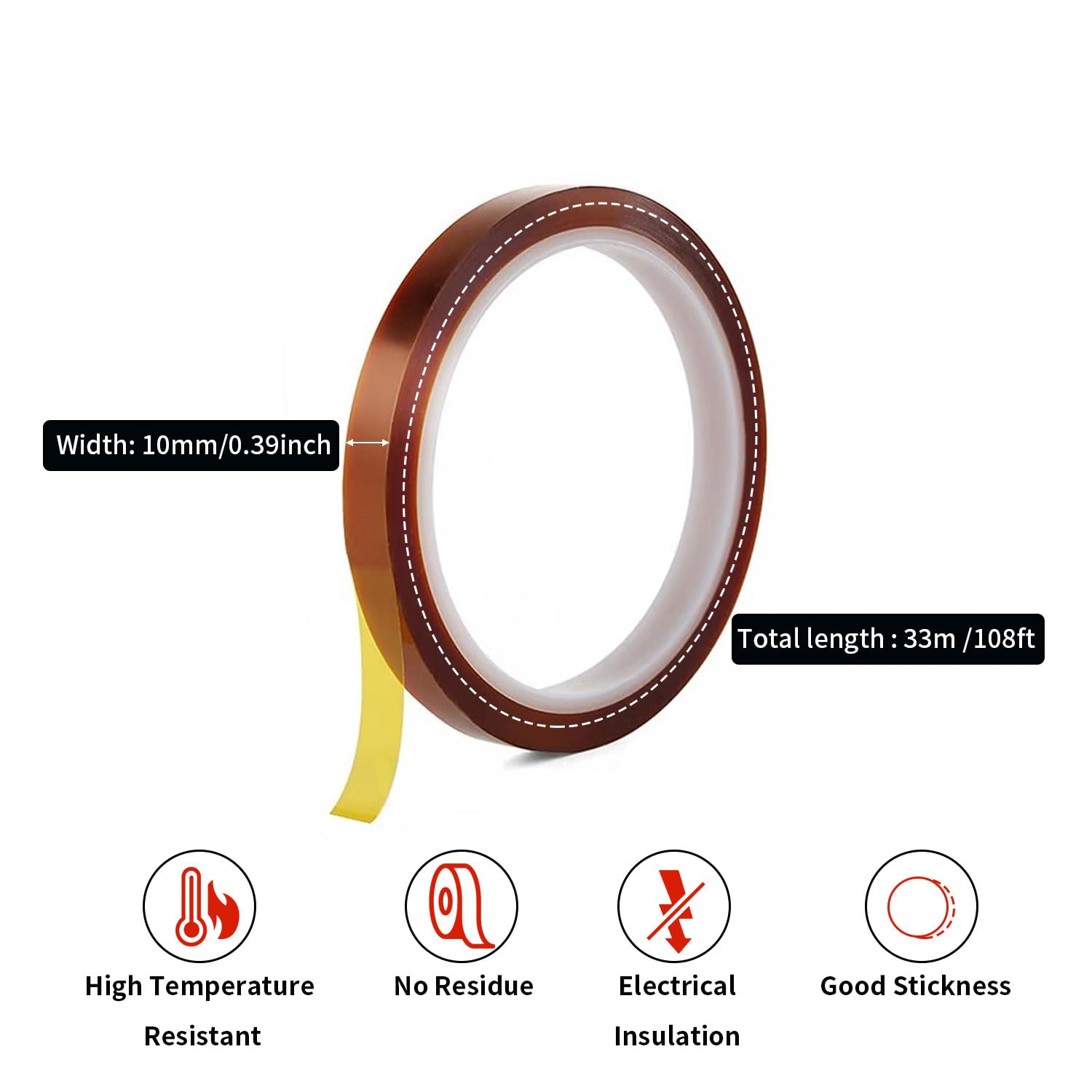 Best Seller | Gold Finger Kapton Tape | Premium Heat-Resistant | Black | PCB Assembly | 0.05-0.1mm | OEM Logo | https://www.lvmeikapton.com