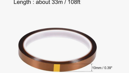 Best Selling|Gold Finger Kapton Tape|Anti-Solder Bridging|Amber|PCB Wave Soldering|Electronics Factory|25mm*33m|OEM/ODM|https://www.lvmeikapton.com/