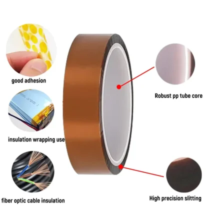 PI Film High Temperature Resistant Sublimation for Thermal Transfer Polyimide Silicone Kaptons Adhesive Tape