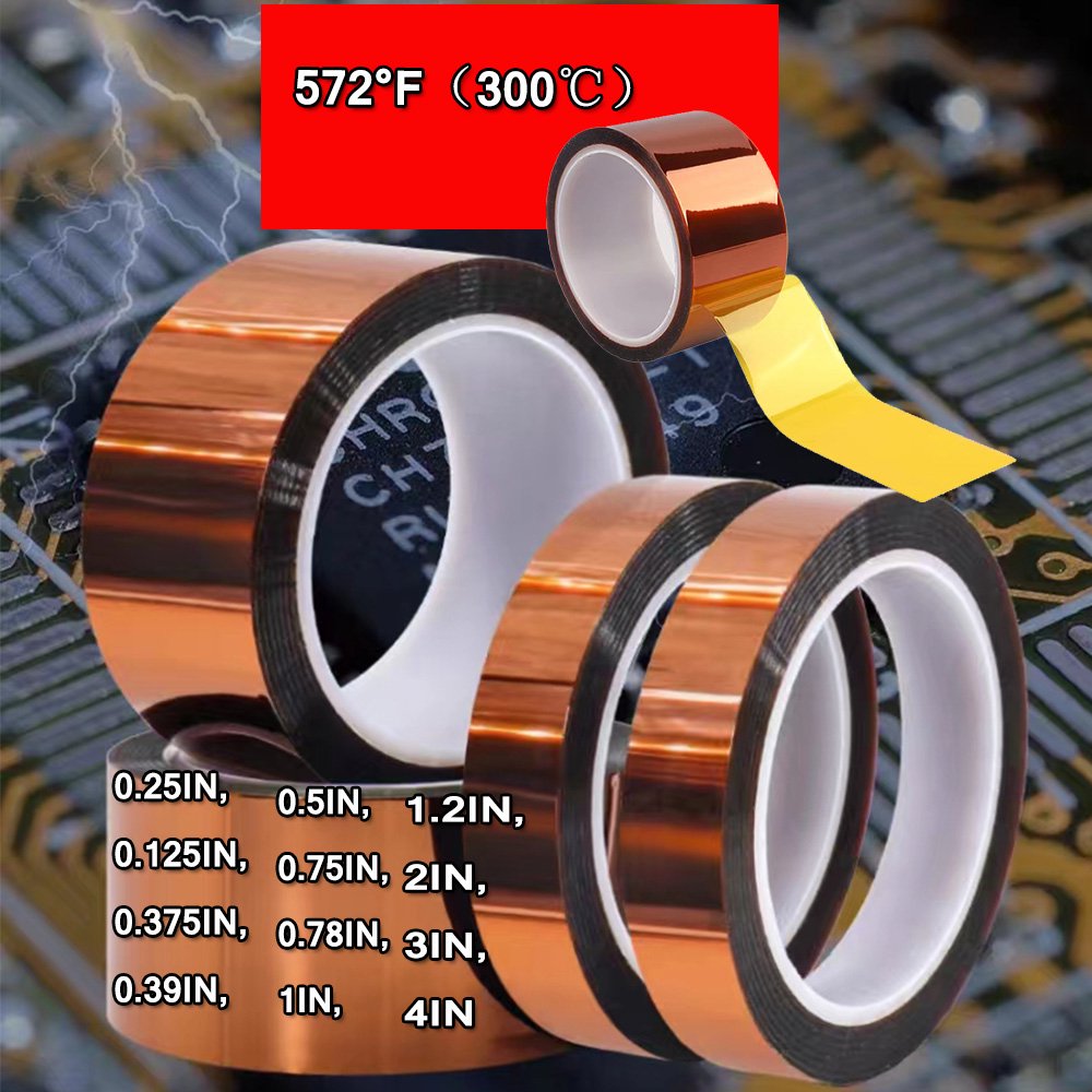 Best Seller | Kapton Polyimide Tape | Silver | Moisture Resistance | PCB Manufacturing | 1mm | Bulk Discounts | https://www.lvmeikapton.com
