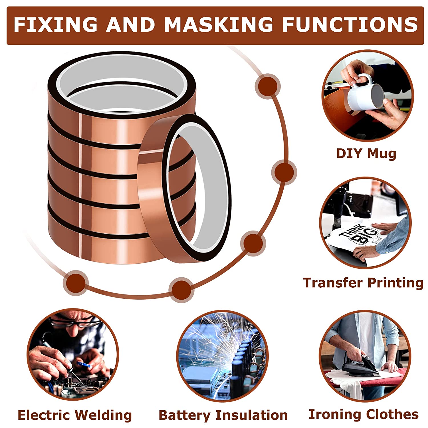Best Seller | Kapton Polyimide Tape | Silver | Moisture Resistance | PCB Manufacturing | 1mm | Bulk Discounts | https://www.lvmeikapton.com