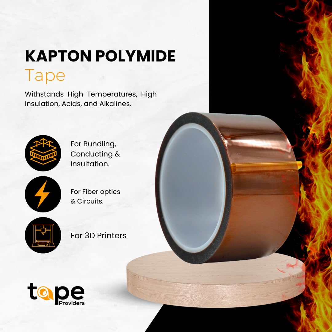 Heat Resistant High Temperature Polyimide Film Kaptons Tape Hot Self Adhesive