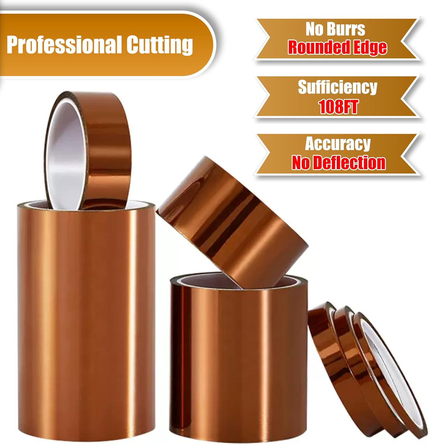 PET Film Golden Finger Kopton Tape Heat Resistant Insulation IP Kopton Koptan Adhesive Tape
