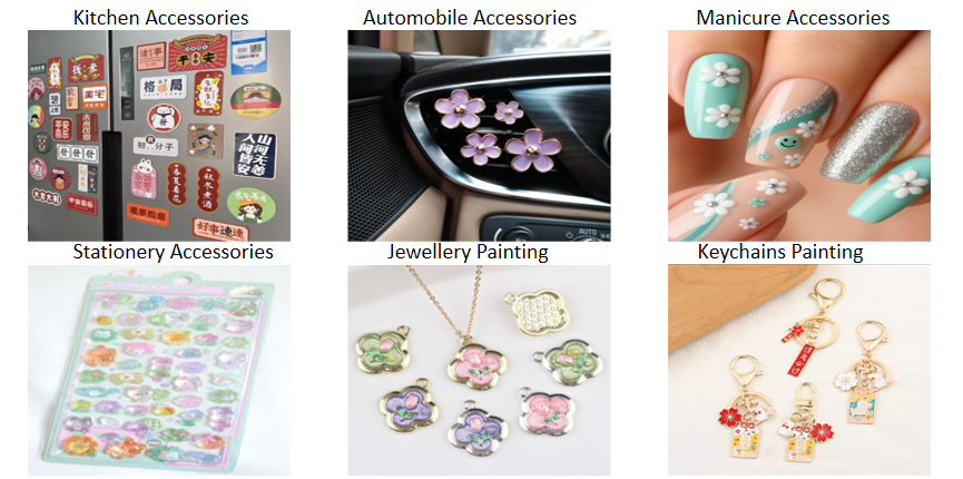 Enamel Pin Badge Filling Machine for Keychain Souvenir Metal Gifts