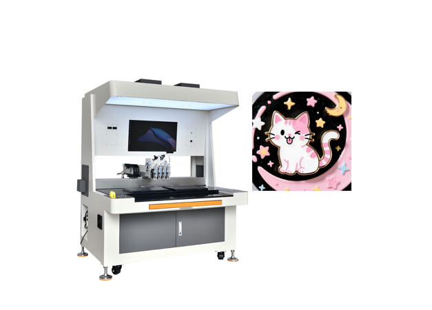 AI  visual automatic coloring machine