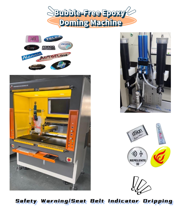 Bubble‑Free Epoxy Doming Machine for Auto Interior Trim Gluing