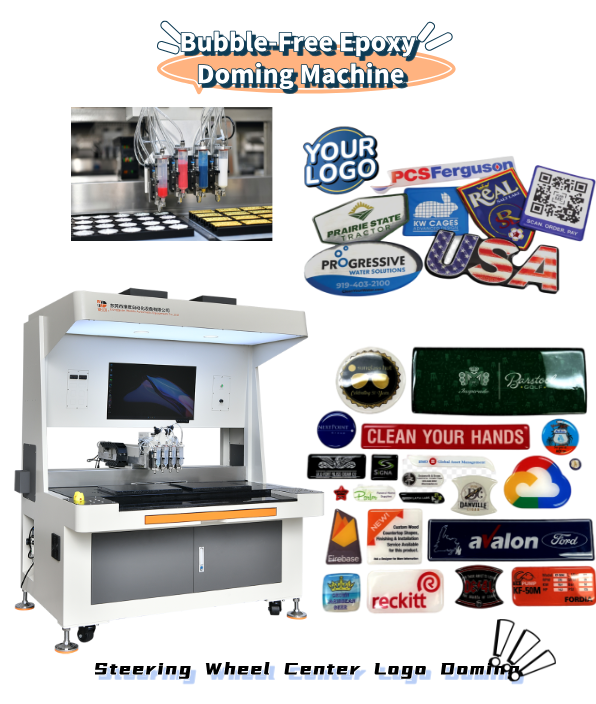 High‑Precision Epoxy Resin Dome Filling Machine, Servo Control