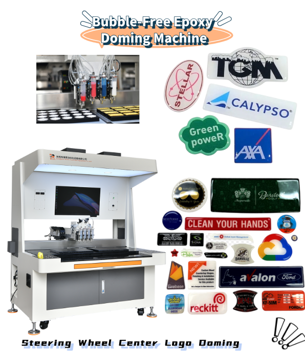High‑Precision Epoxy Resin Dome Filling Machine, Servo Control
