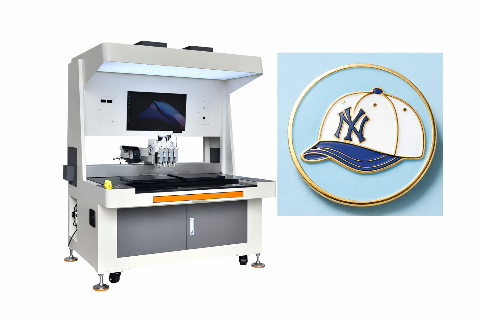 Efficiency in Custom Logo Hat Badge Production Using AI Coloring Technology