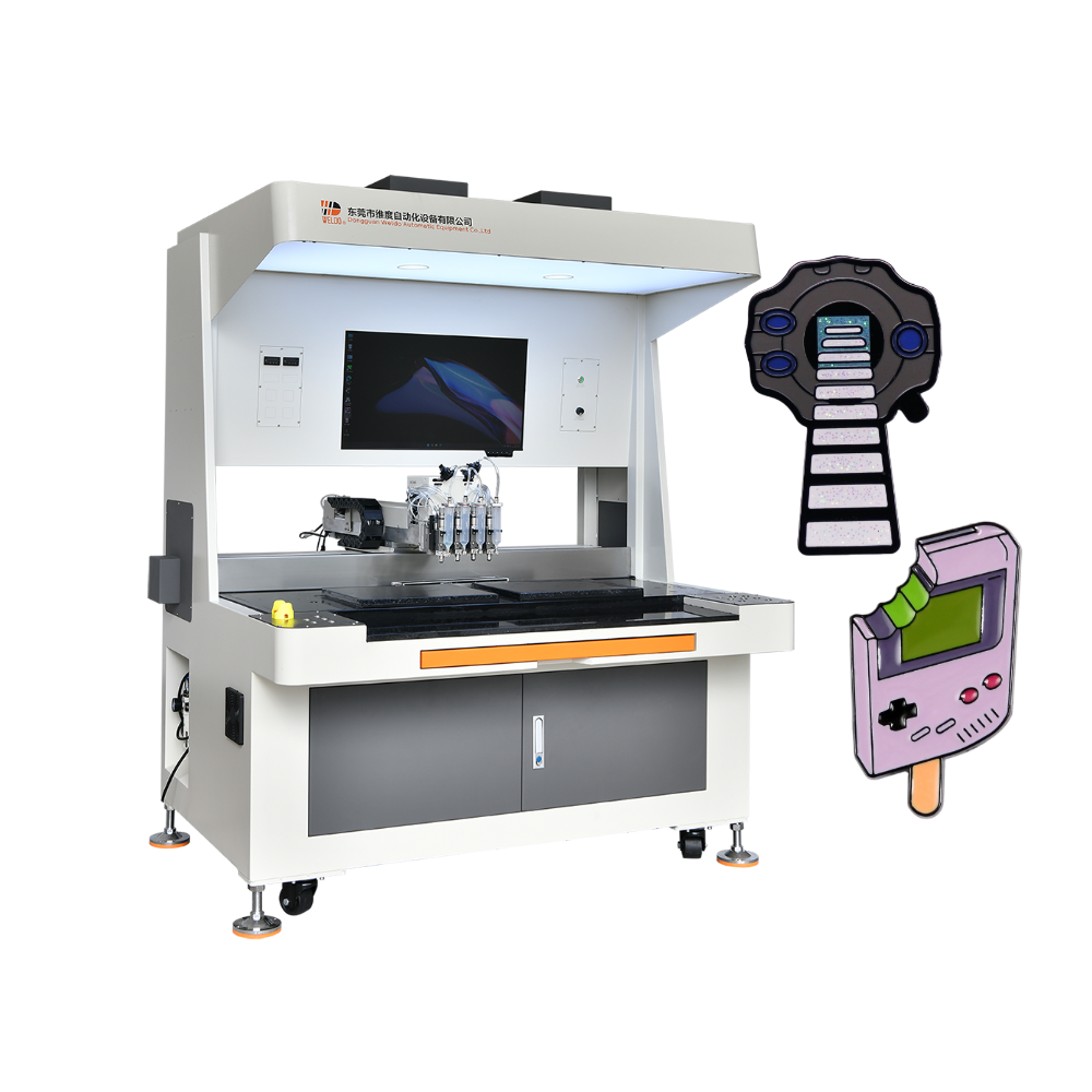 scenic enamel badge enamel pin badge filling machine