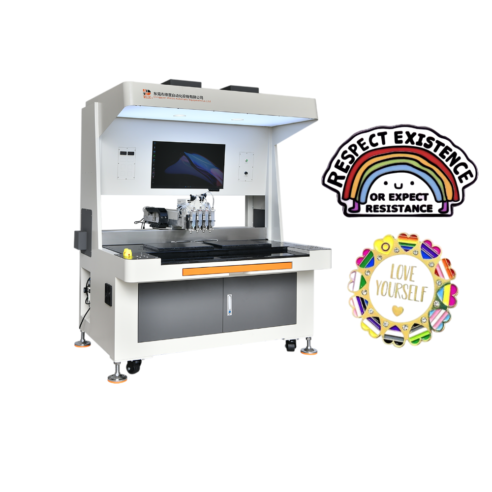 world traveler pin badge enamel pin badge filling machine