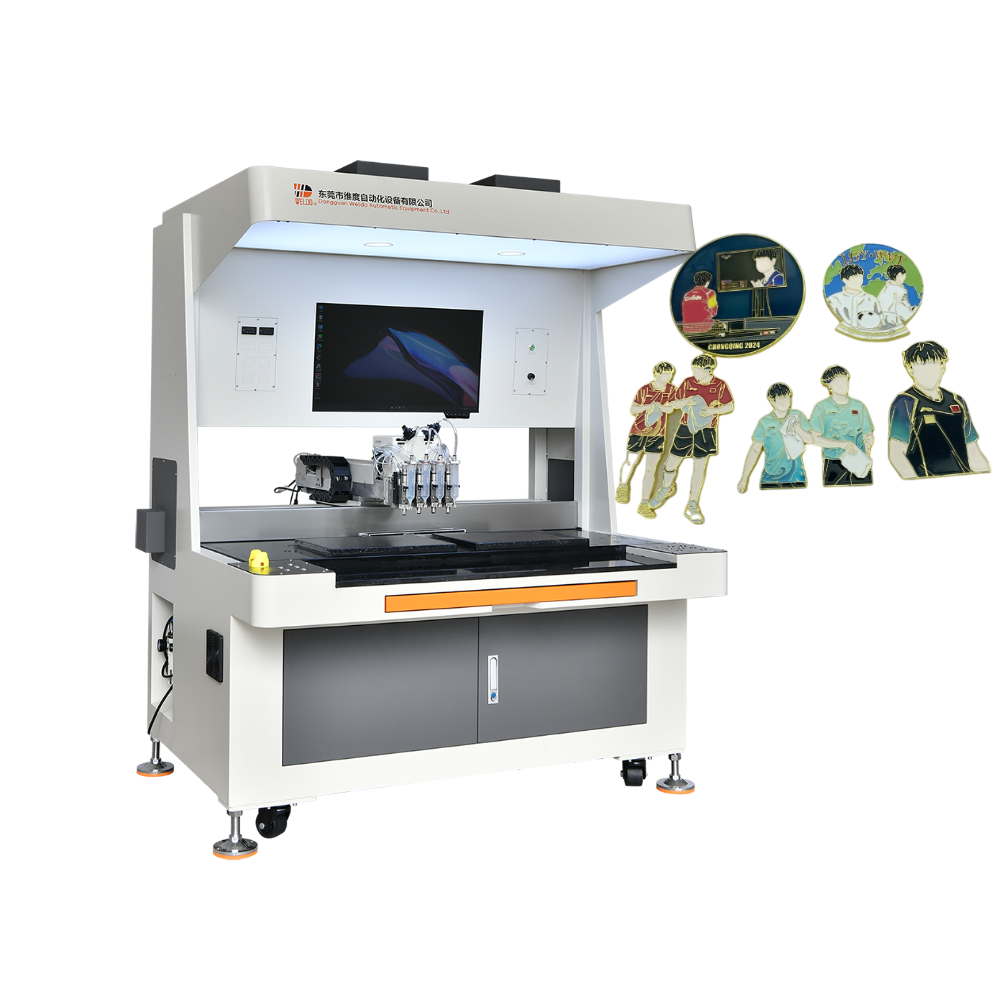 wanderlust badge enamel pin badge filling machine