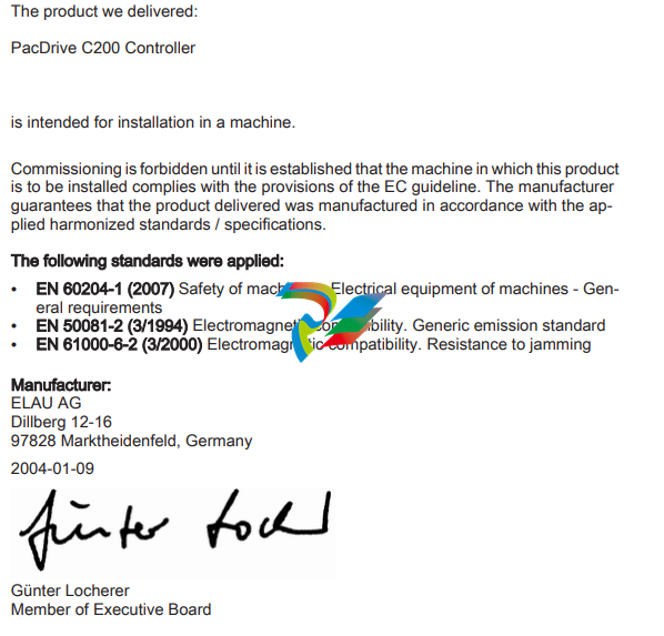 schneiderOperating Manual PacDrive™ C200 / C200 A2 Controller