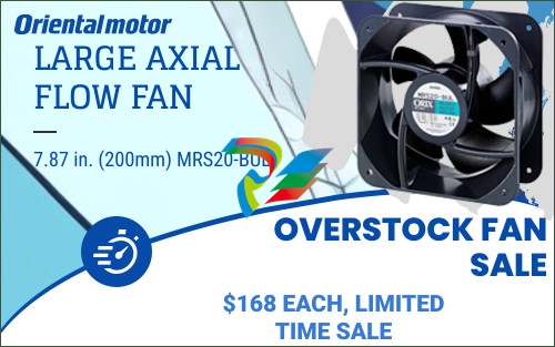 Large Airflow, High Static Pressure and High-Efficient AC Input Axial Fans