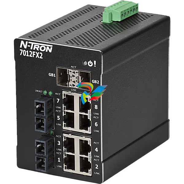 N-Tron® 7012FXE2-SC-40 Managed 12-port Industrial Ethernet Switch