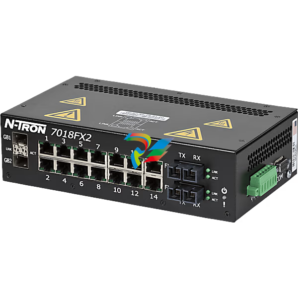 N-Tron® 7018FXE2-SC-15 Managed 18-port Industrial Ethernet Switch
