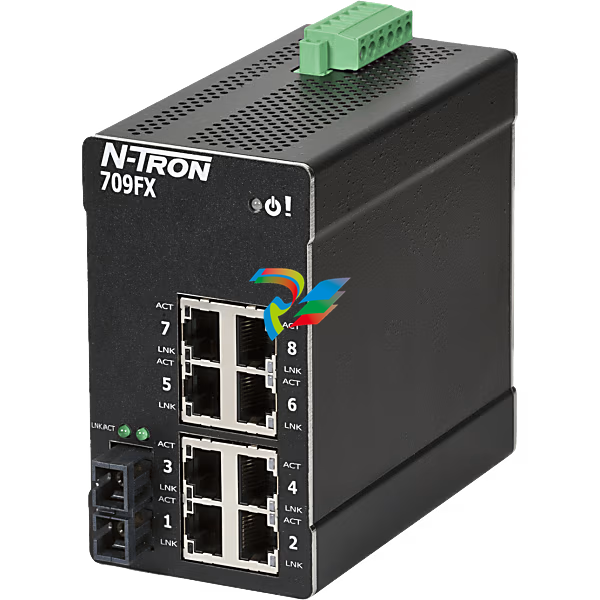 N -Tron® 709FXE-SC-40 Managed 9-port Industrial Ethernet Switch