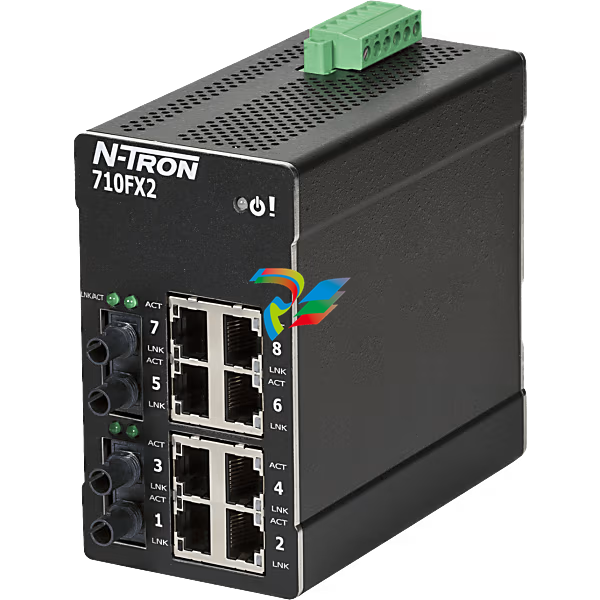 N -Tron® 710FXE2-ST-80 Managed 10-port Industrial Ethernet Switch