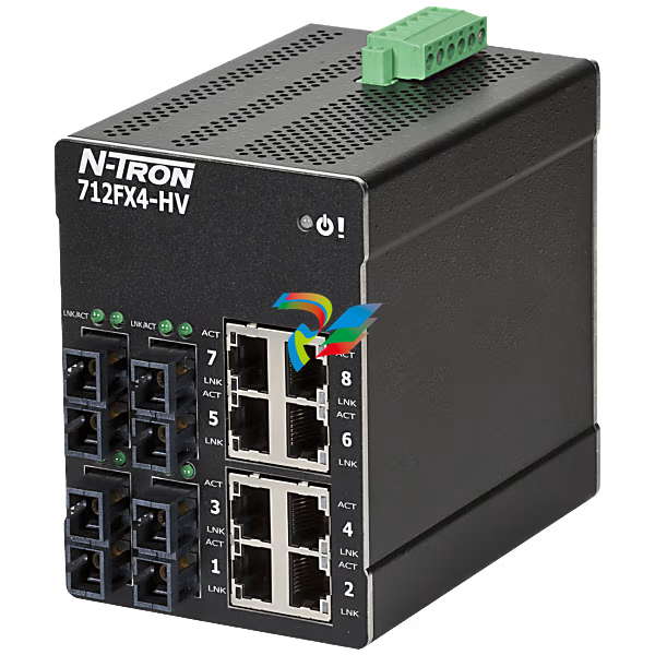 N -Tron® 712FXE4-SC-15-HV  Industrial Ethernet Switch