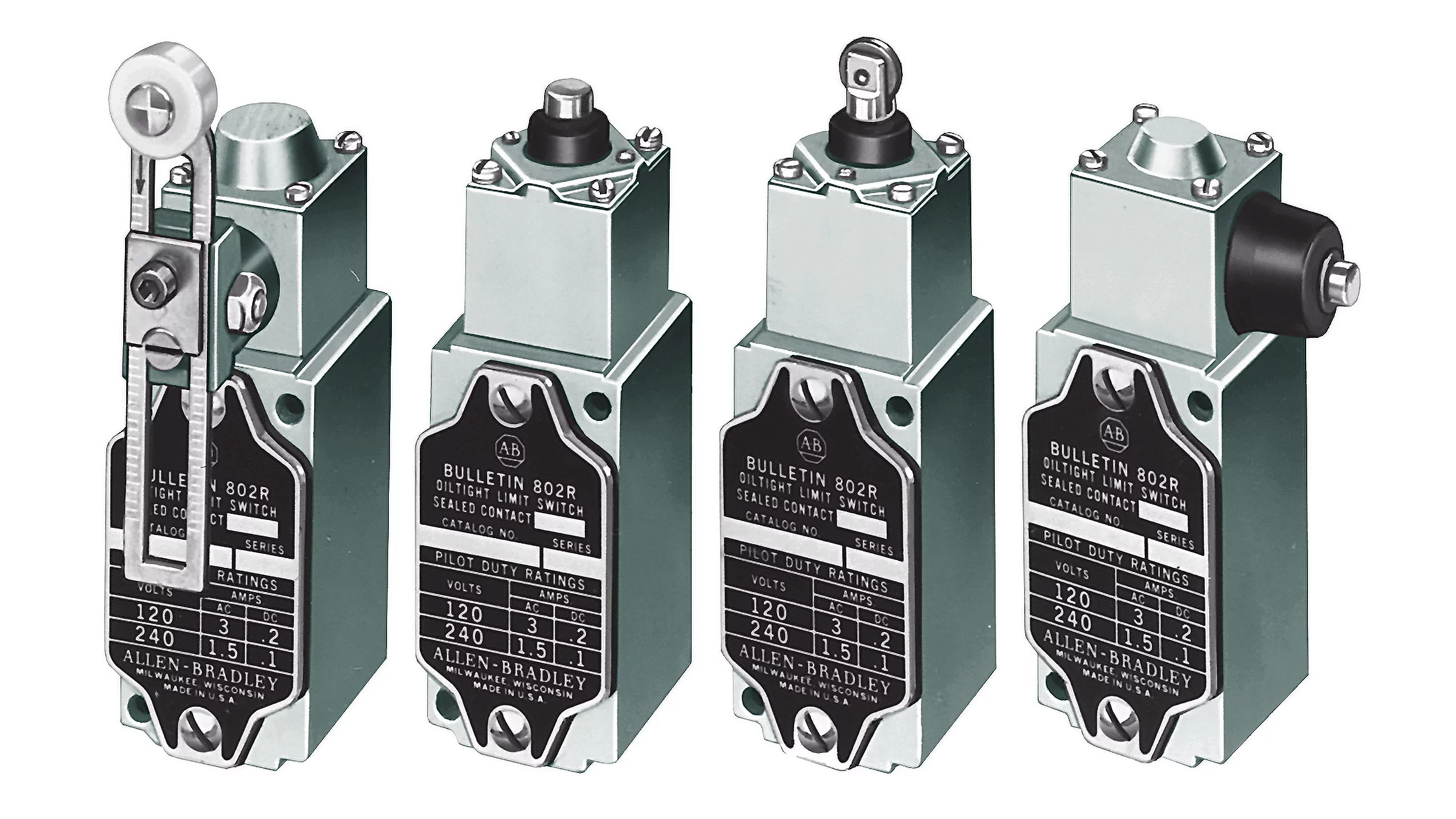 802R NEMA Type 13 Sealed Contact Hazardous Location Limit Switches